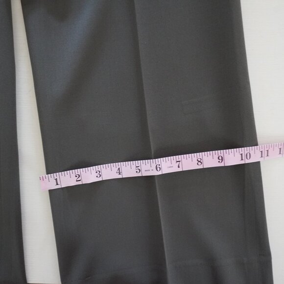 Burberry Wide Leg flat front dress slacks Trousers Size 8 - Picture 7 of 11